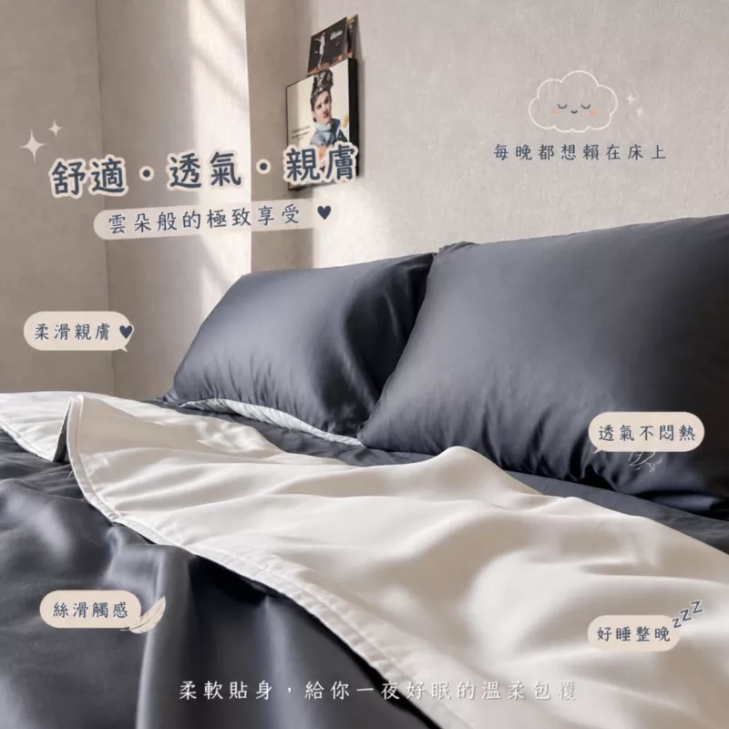 極致銀離子100%天絲[岩灰固壘]